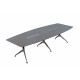 Nero Boardroom Bundle with 8 x Cante Chairs 